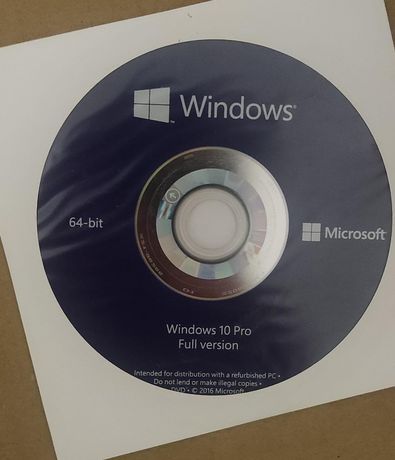 Płyta instalacyjna Windows 10 Pro, 64-bit