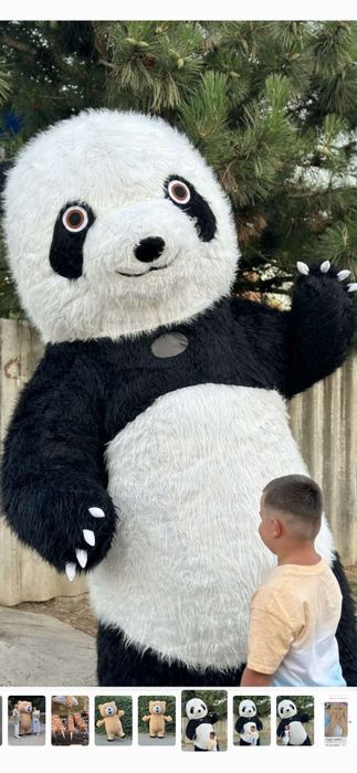 Панда купить пневмокостюм медведя, мишка панда  аниматор купить
