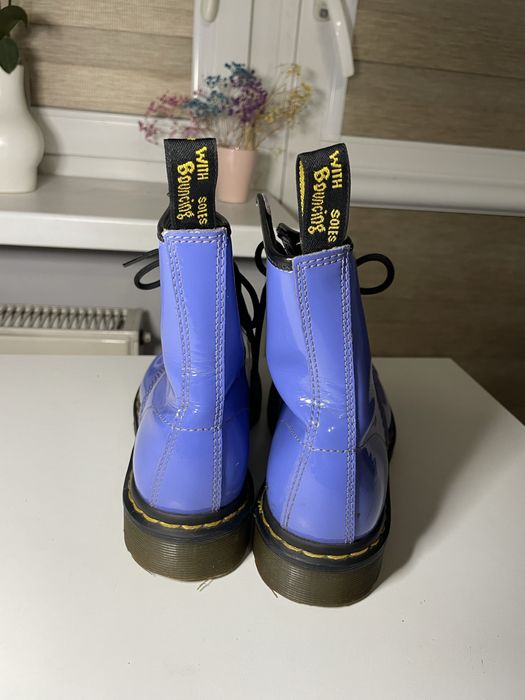 Glany Dr. Martens 1460W Patent Lamper Purple