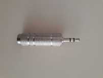 adapter przejściówka jack z 6,3 mm na 3,5 mm