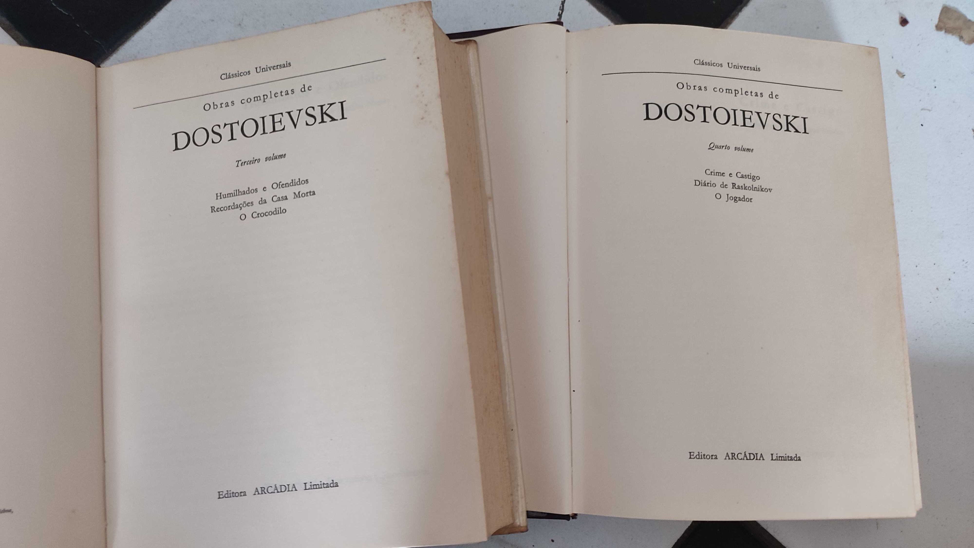 Obras Completas de Dostoievski - 10 Volumes - Editora Arcádia