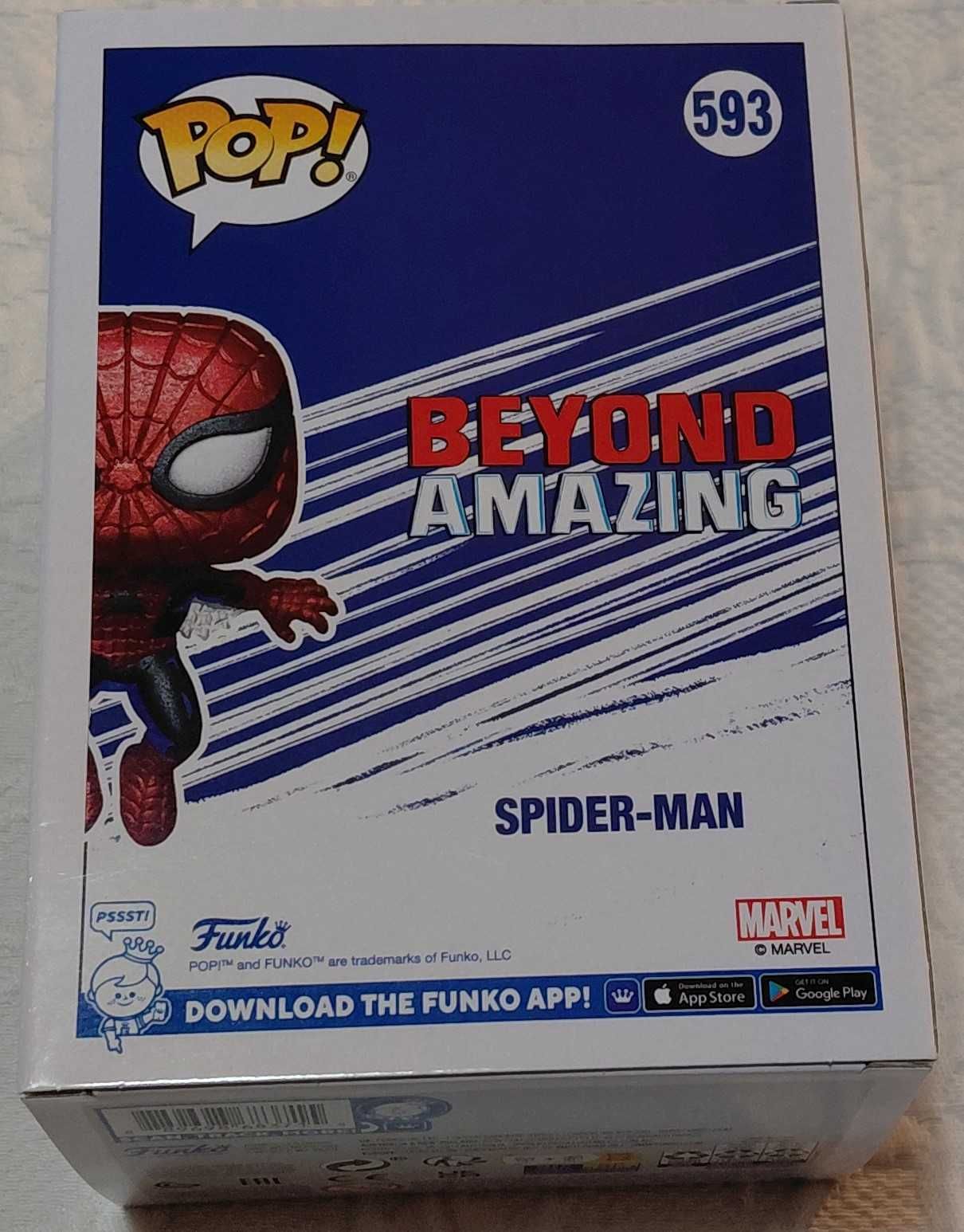 funko pop marvel 593 spider-man special edition diamond collection