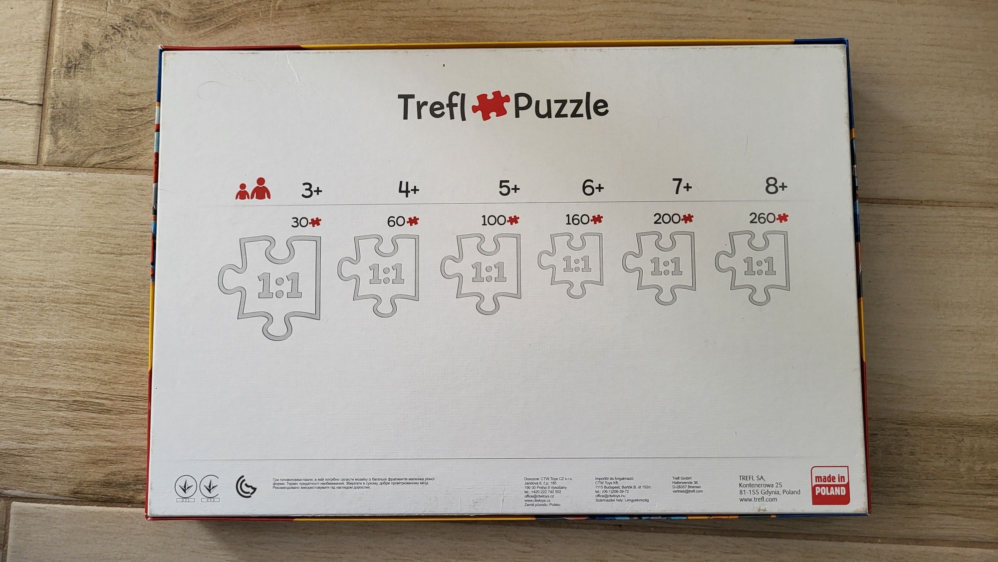 Maxi duże puzzle 24 Samoloty Planes Super Wings Trefl