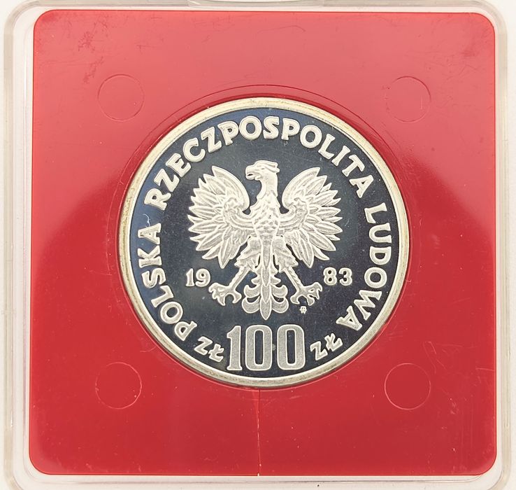 100 złotych 1983 rok ochrona środowiska niedźwiedź PRÓBA