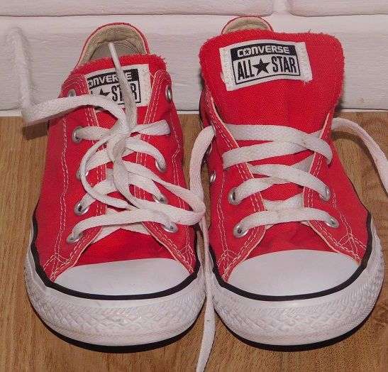 Czerwone tenisówki CONVERSE rozmiar 35