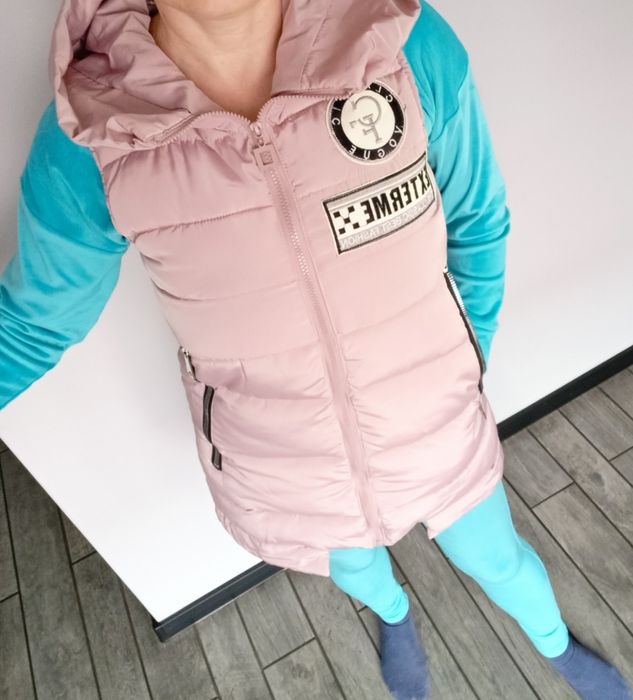 Długi bezrękawnik, bezrękawnik, ocieplany bezrękawnik, r. M