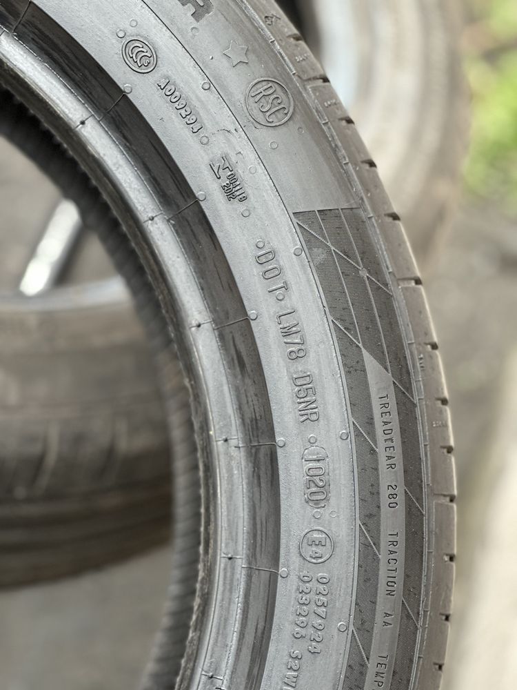 Continental SportContact5 225/50 r18 (235/45 r18) 2020 рік 6.5мм