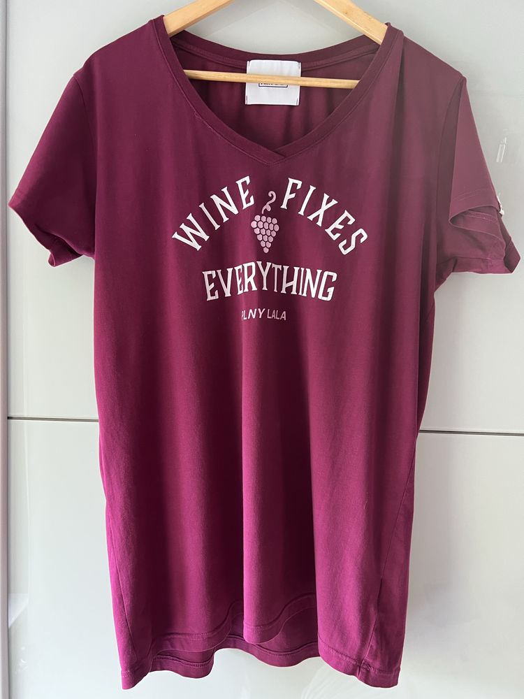 Koszulka plny lala Wine Fixes Everything