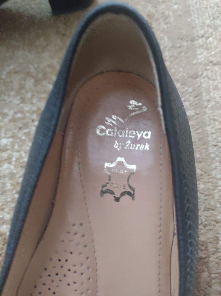 Buty damskie czółenka skórzane Cataleya by Żurek