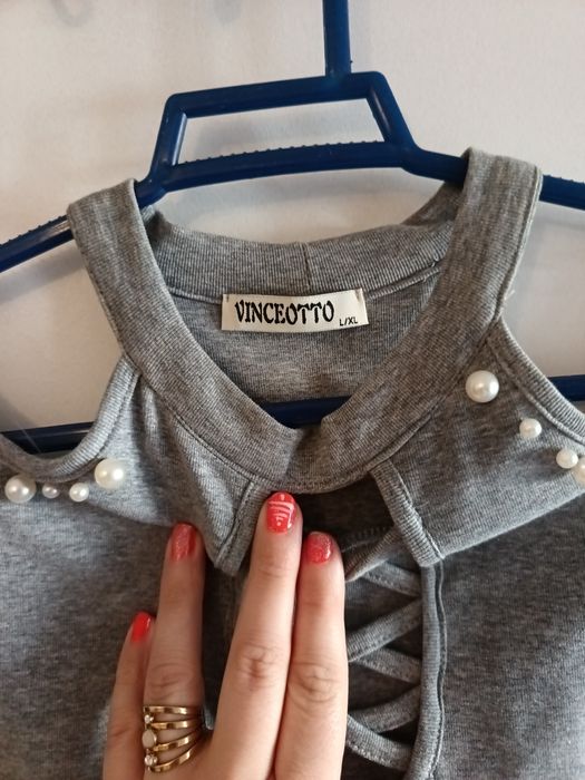 Vestidos cinzentos L/XL