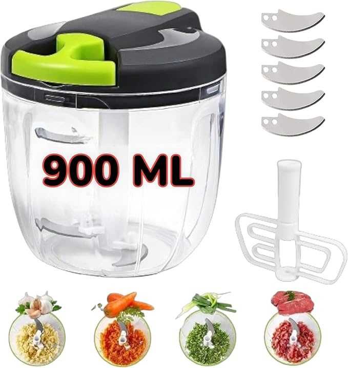 Ręczna siekaczka do żywności - 900 ml