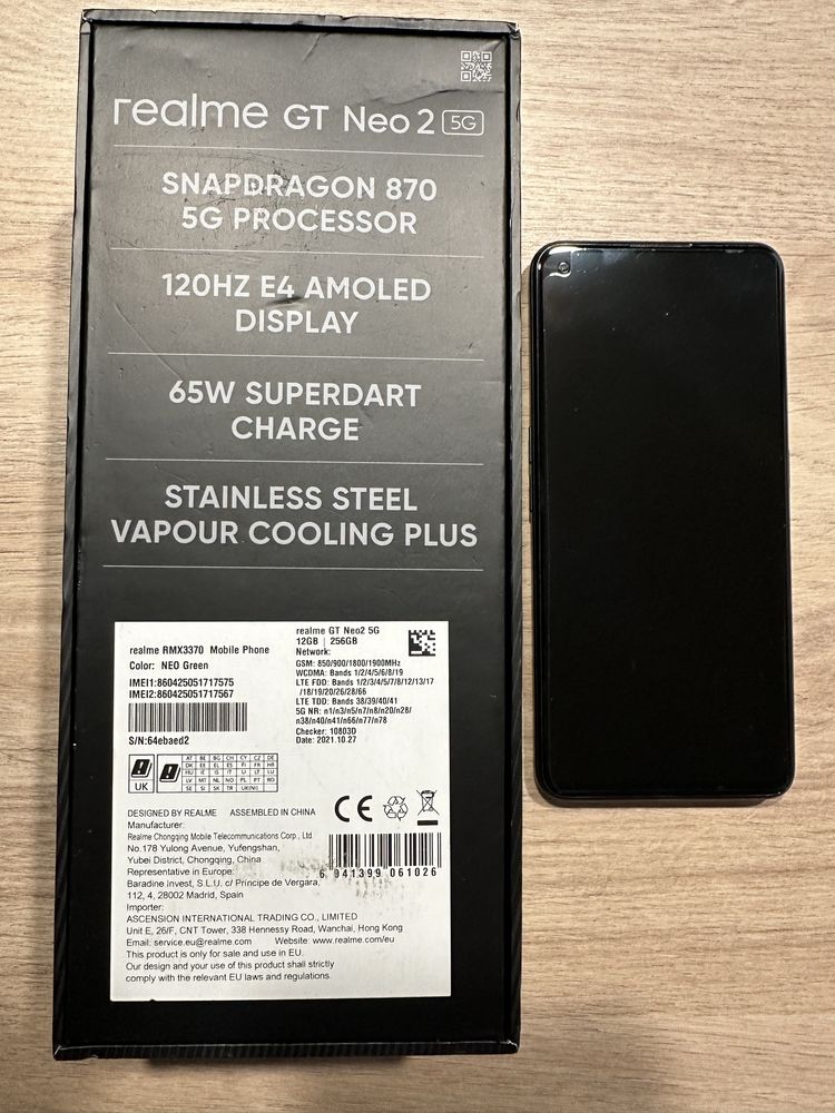 Realmy GT Neo 2 12 GB / 256 GB 5G