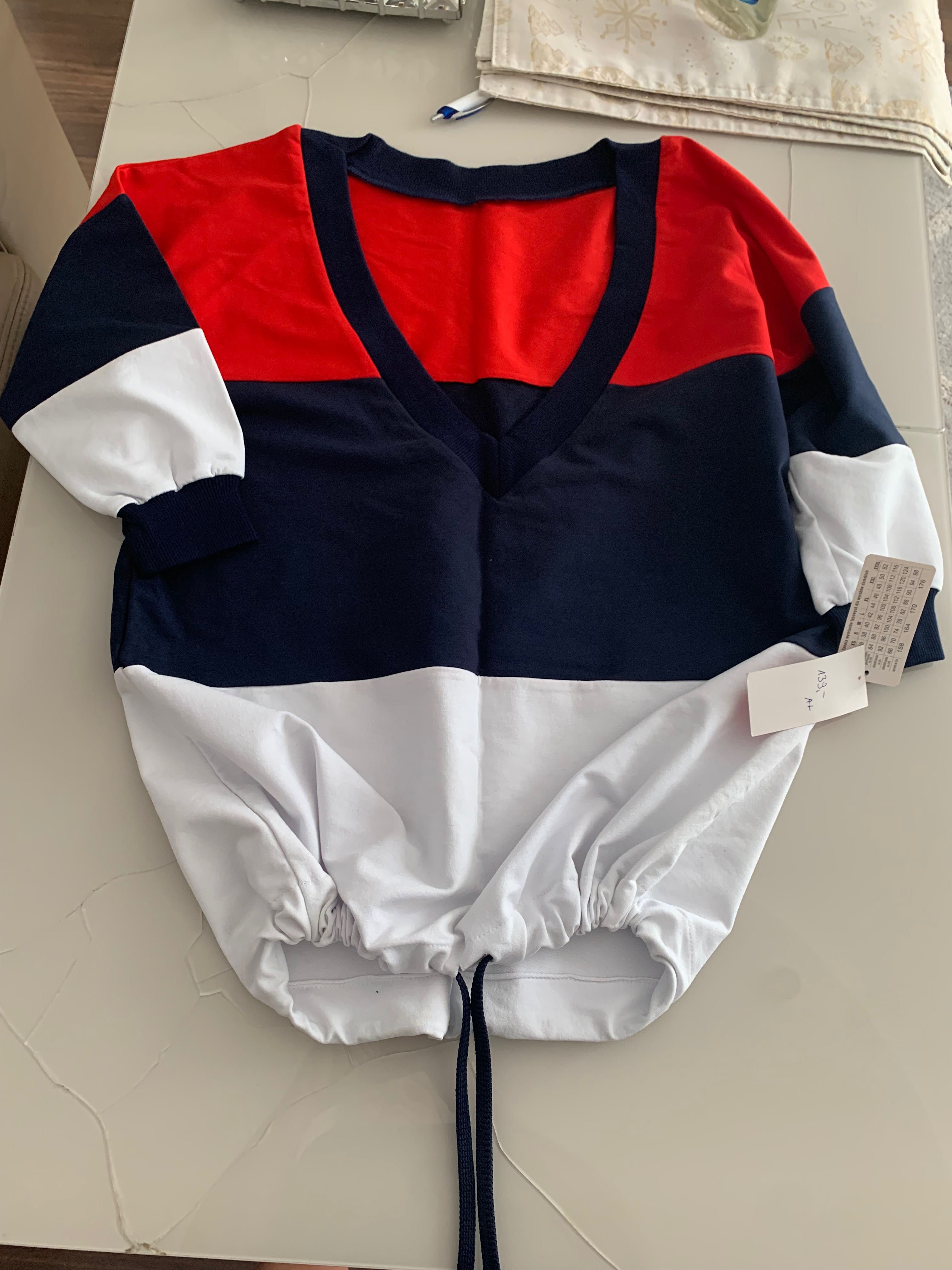 Bluza trzy kolorowa