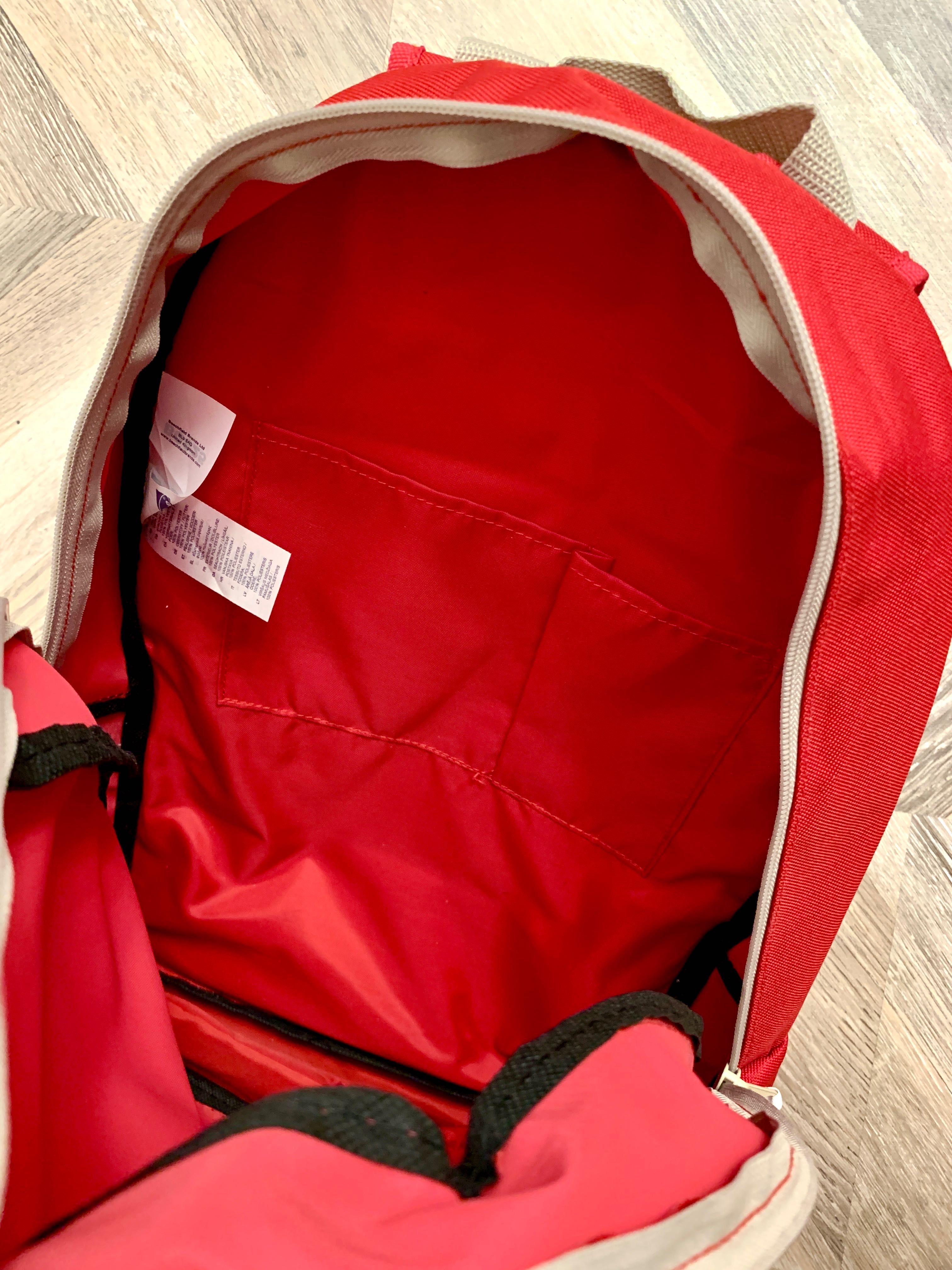 Plecak czerwony Heritage BagBase BG825
