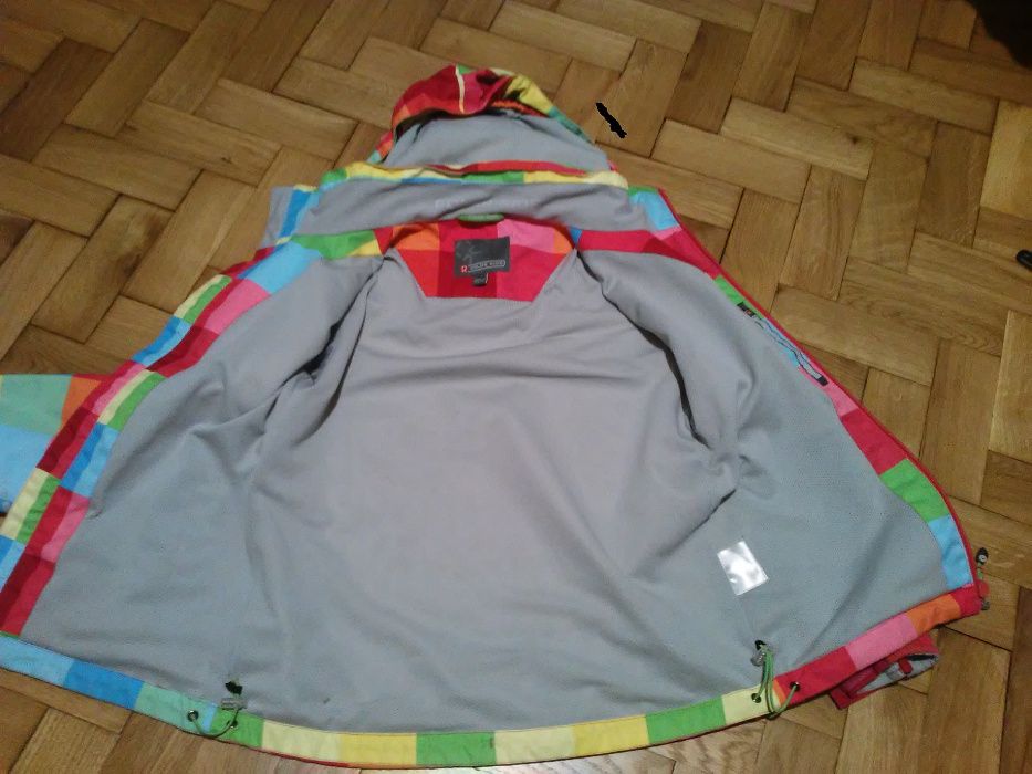 kurtka SoftShell termoaktywna Color Kids-membrana 5000, 152/158cm