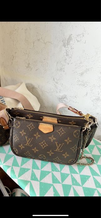 Сумка сумочка на ремне Louis Vuitton 3 в 1 оригинал