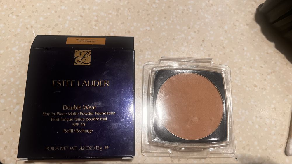 Estee Lauder Double Wear puder w kamieniu  3C2  Pebble