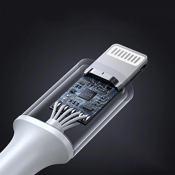 Kabel Ugreen Us304, 70523 Usb-c / Lightning MFi 1m - srebrny