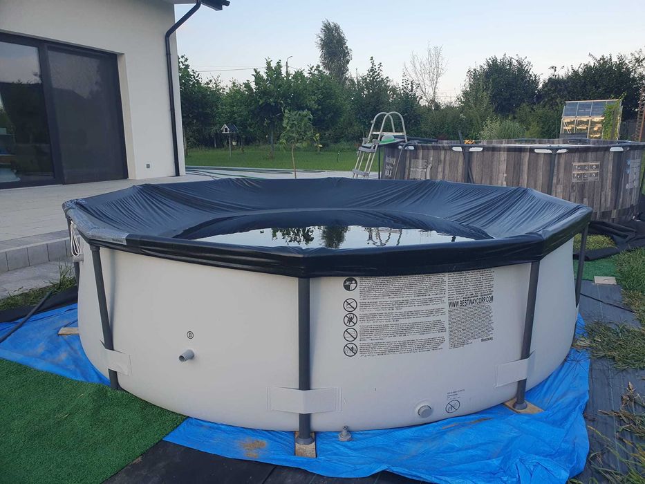 Basen stelażowy Bestway Steel Pro MAX 305x76cm + pokrywa