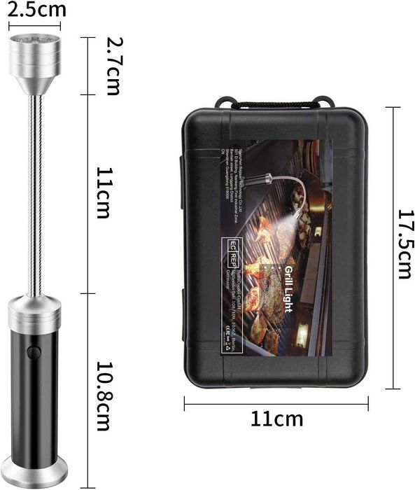 Oświetlenie lampka do grilla LED 2 sztuki