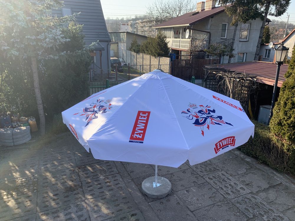 Duży parasol ogrodowy 4 m