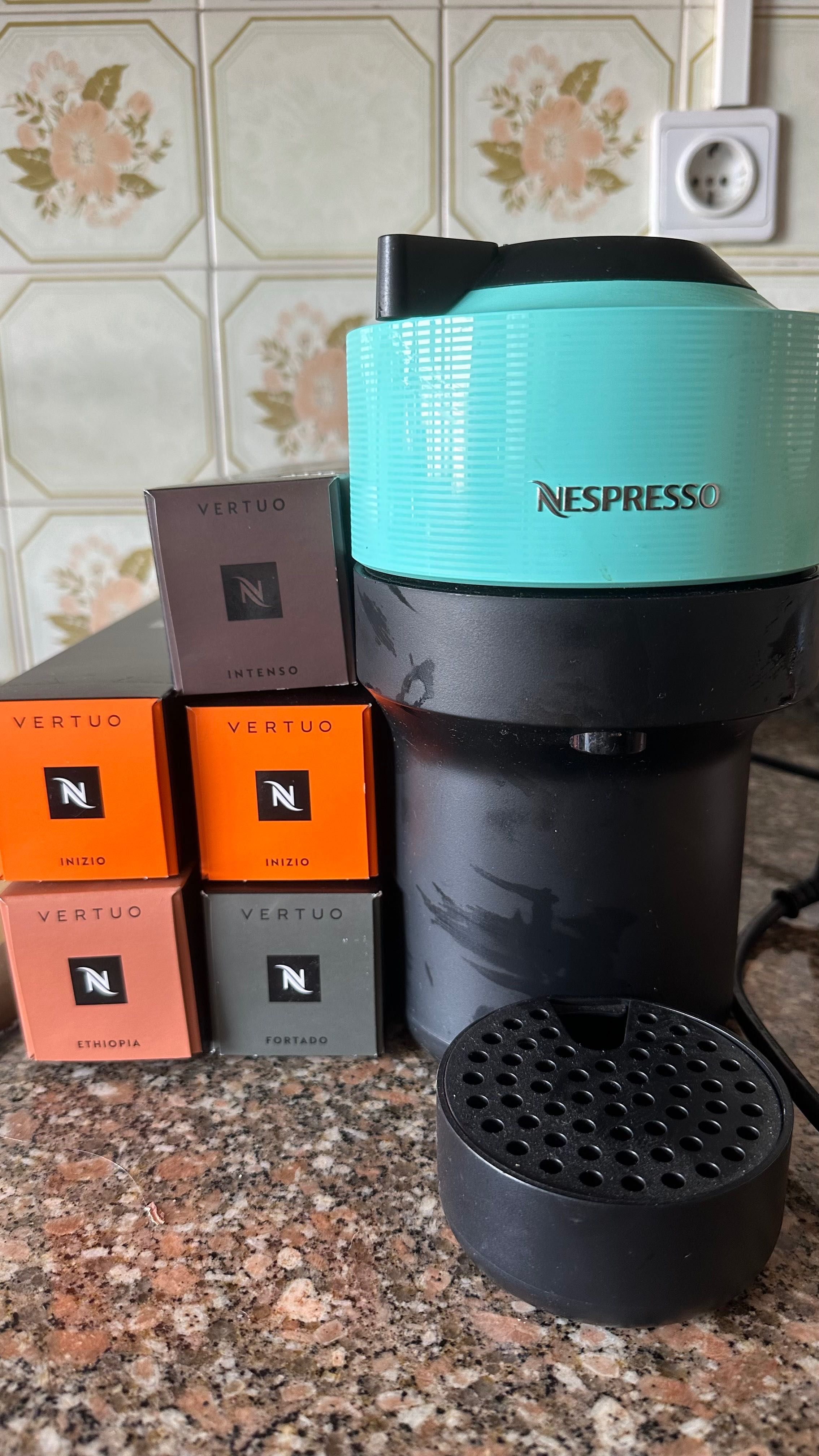 Nespresso máquina café vertuo mint + café oferta