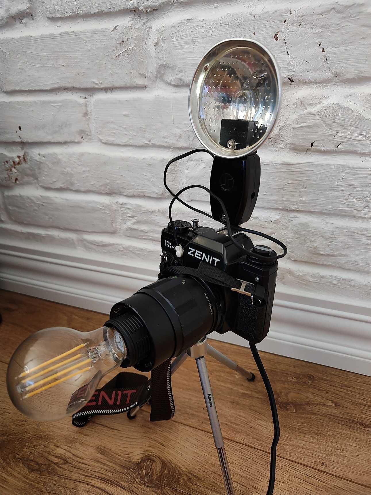 Lampka aparat vintage led do wystroju
