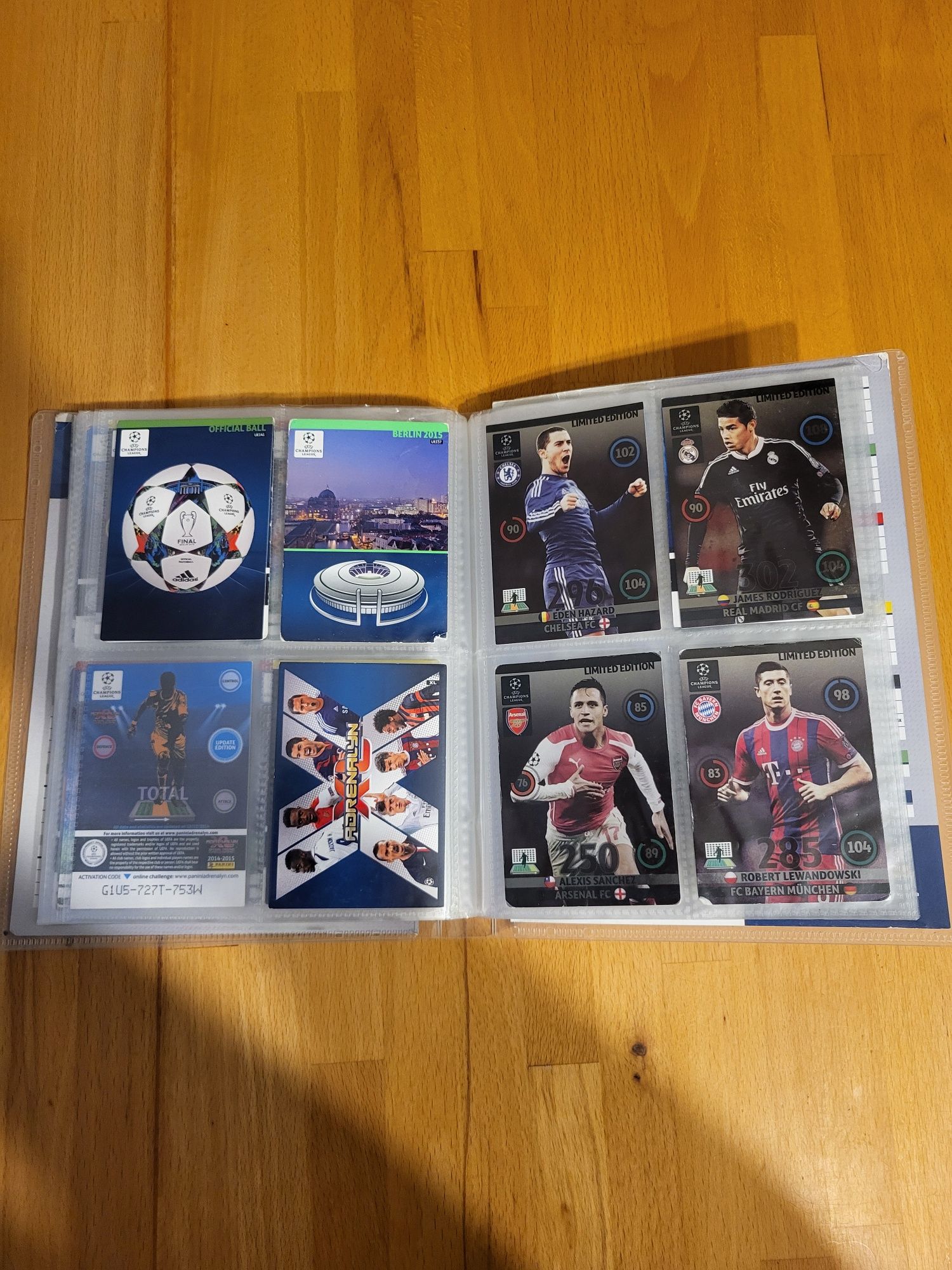UEFA Champions League 2015 Update Edition / Album kolekcjonerski