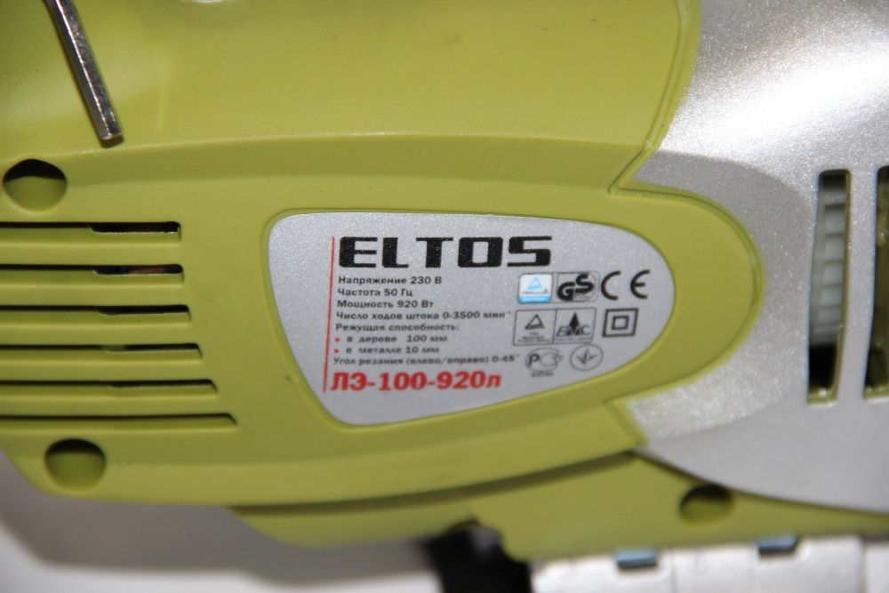 Электролобзик ELTOS , Лобзик ELTOS 100 - 920 Л