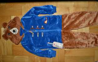 19^ Miś Paddington kostium piżama przebranie 4/5 lat_110 cm