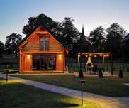 Sauna balia - Nowa osada-domki przy plaży -Luksusowe domki na Mazurach