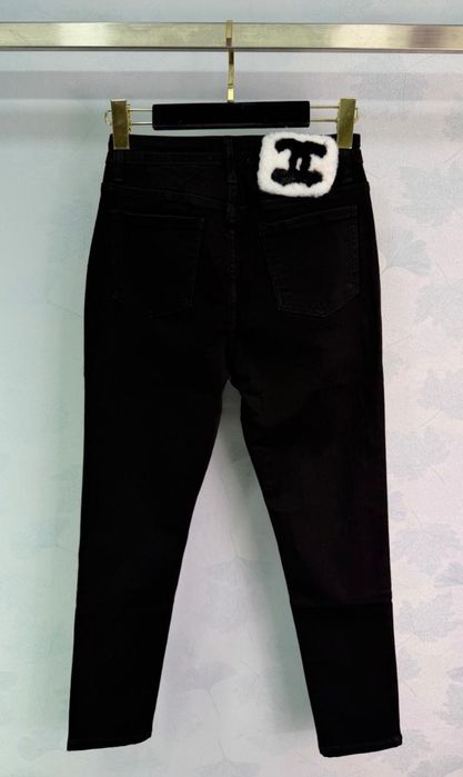 Spodnie jeansy Chanel