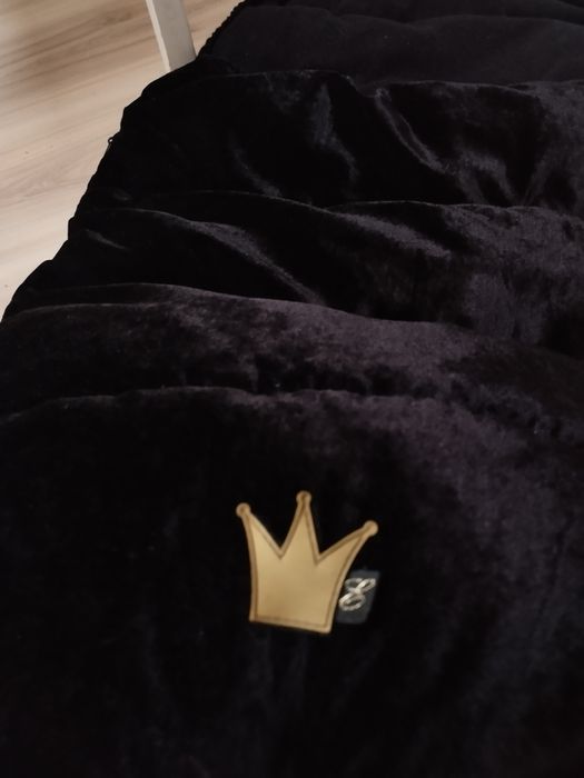 Śpiworek elodie czarny zimowy do wózka spacerówki