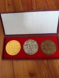 Medal Centralny Kolportaż Wojskowy komplet 3 sztuki