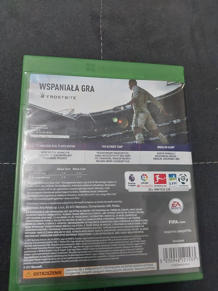 Gra Fifa 18 na x-box