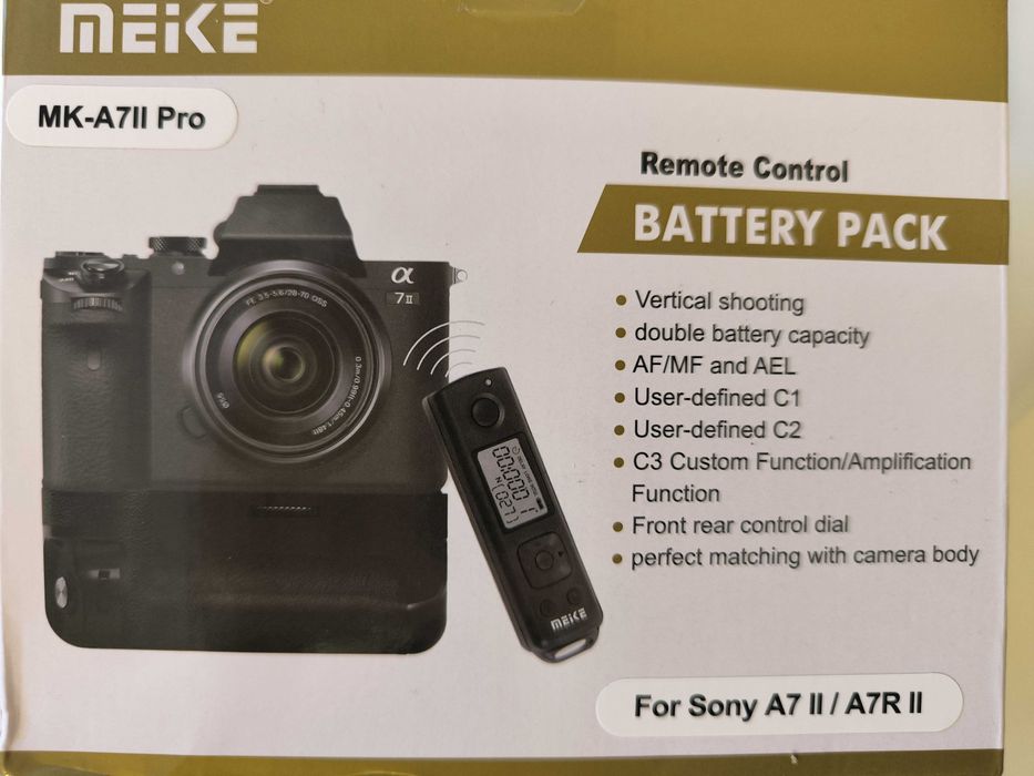 Sony A7R2 - Battery grip com comando RF e intervalómetro