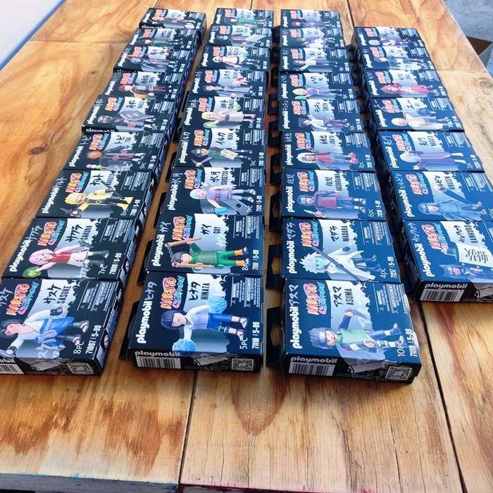 Playmobil Naruto Shippuden vários modelos diferentes 9x12cm