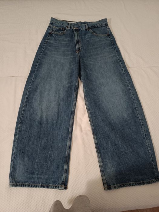 Трендовые женские джинсы багги Зара