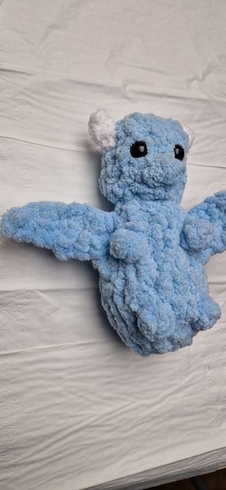 szydełkowny pluszak smok