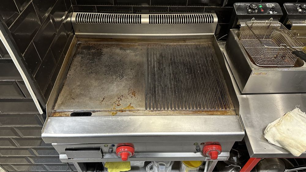 Гриль Жарочная поверхность комбинированная Bertos E7FM8M-2