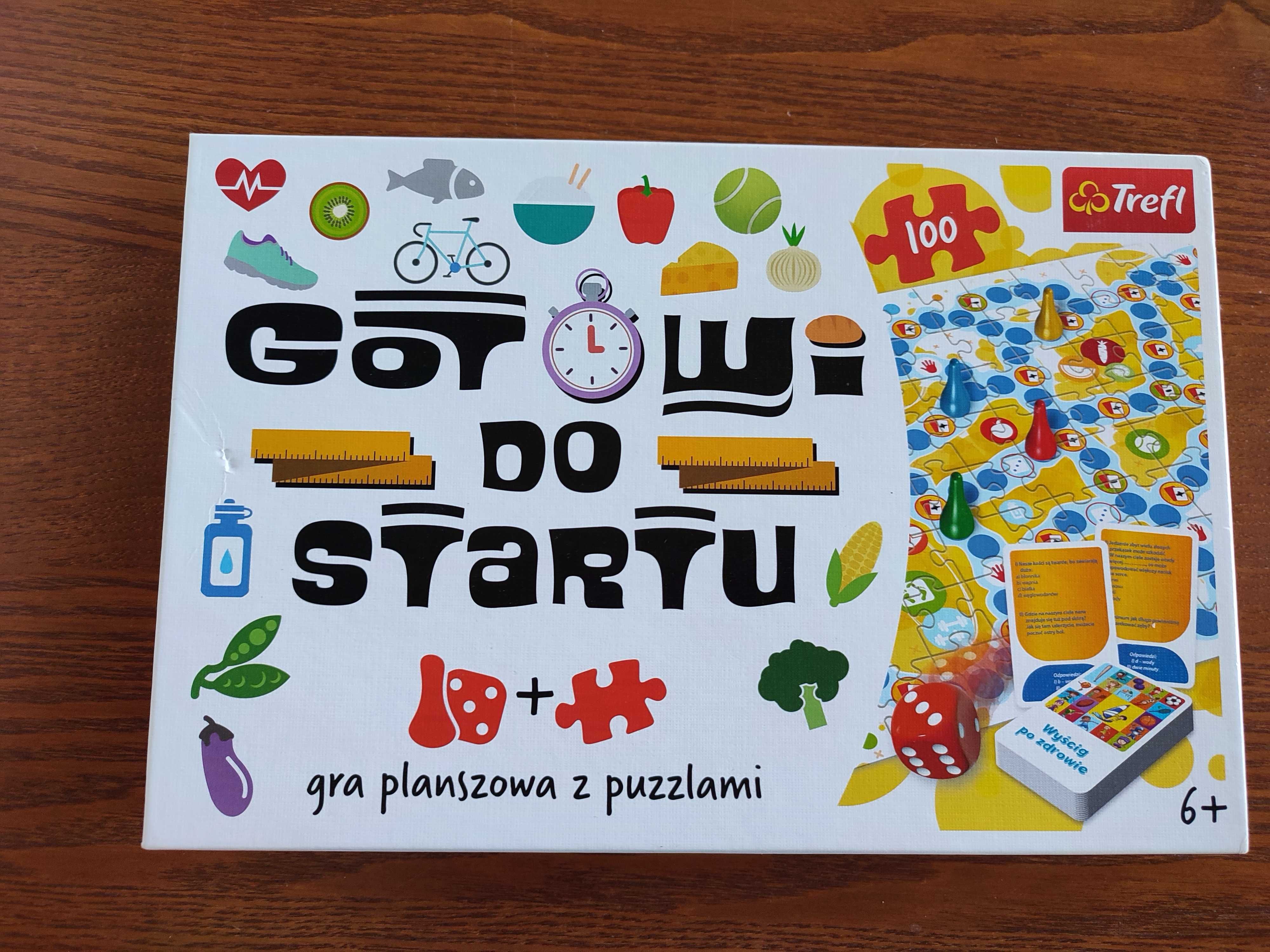 Gra planszowa z puzzlami „Gotowi do startu”