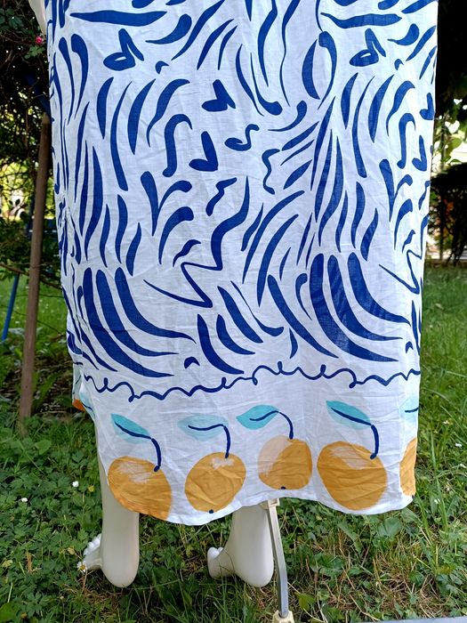 Koszula damska Primark maxi bawełna wzory owoce