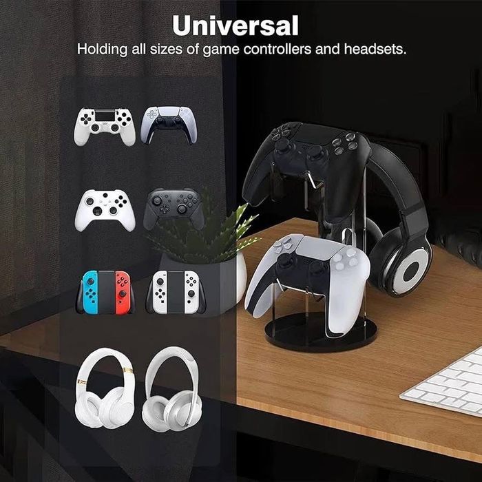 Stojak na pady i słuchawki . Kolor czarny