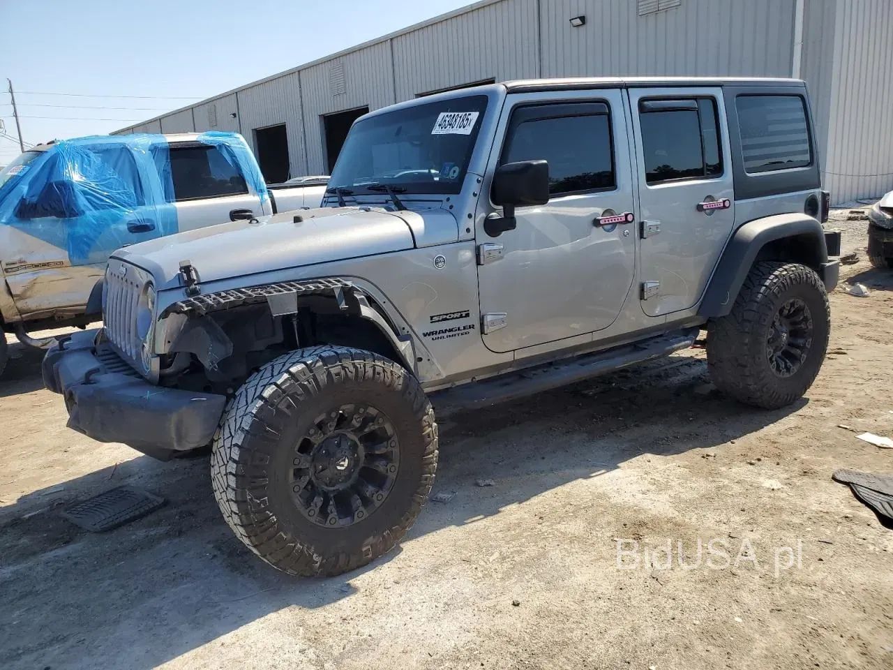 Jeep Wrangler 2017r. 3,6L 4x4 automat pali jeździ- KUPIONY w transporcie do Polski