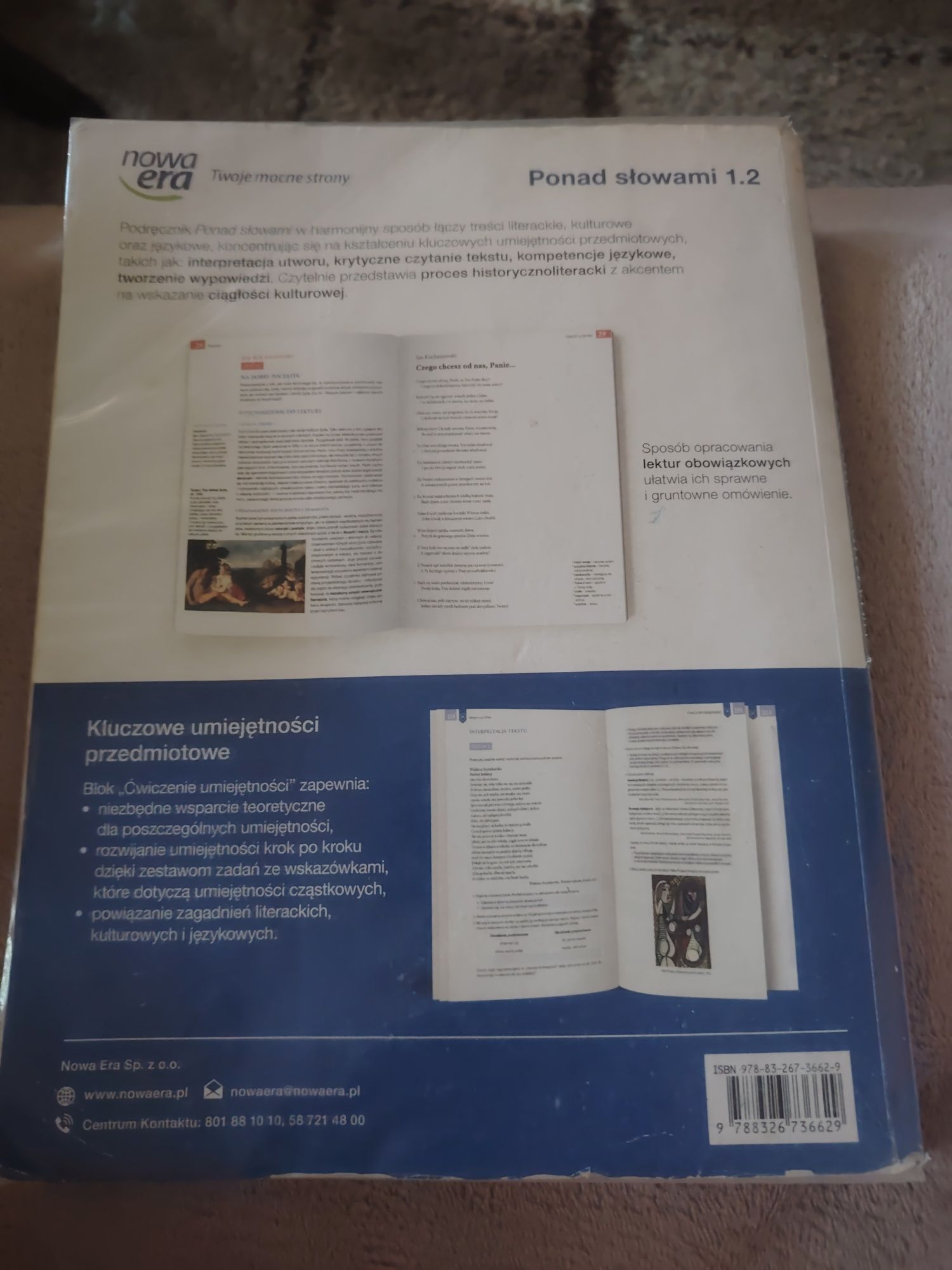 Podręcznik Ponad Słowami Kl 1 cz. 2