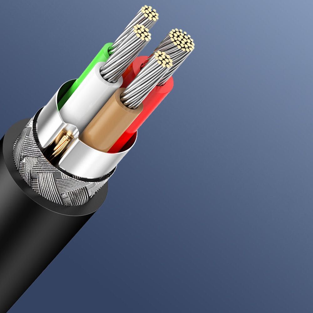 Ugreen kabel USB Typ C do ładowania i transferu danych 3A 1,5m czarny
