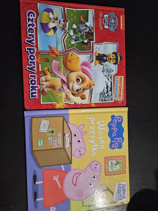 Psi Patrol, Świnka Pepa Książeczki z otwieranymi okienkami