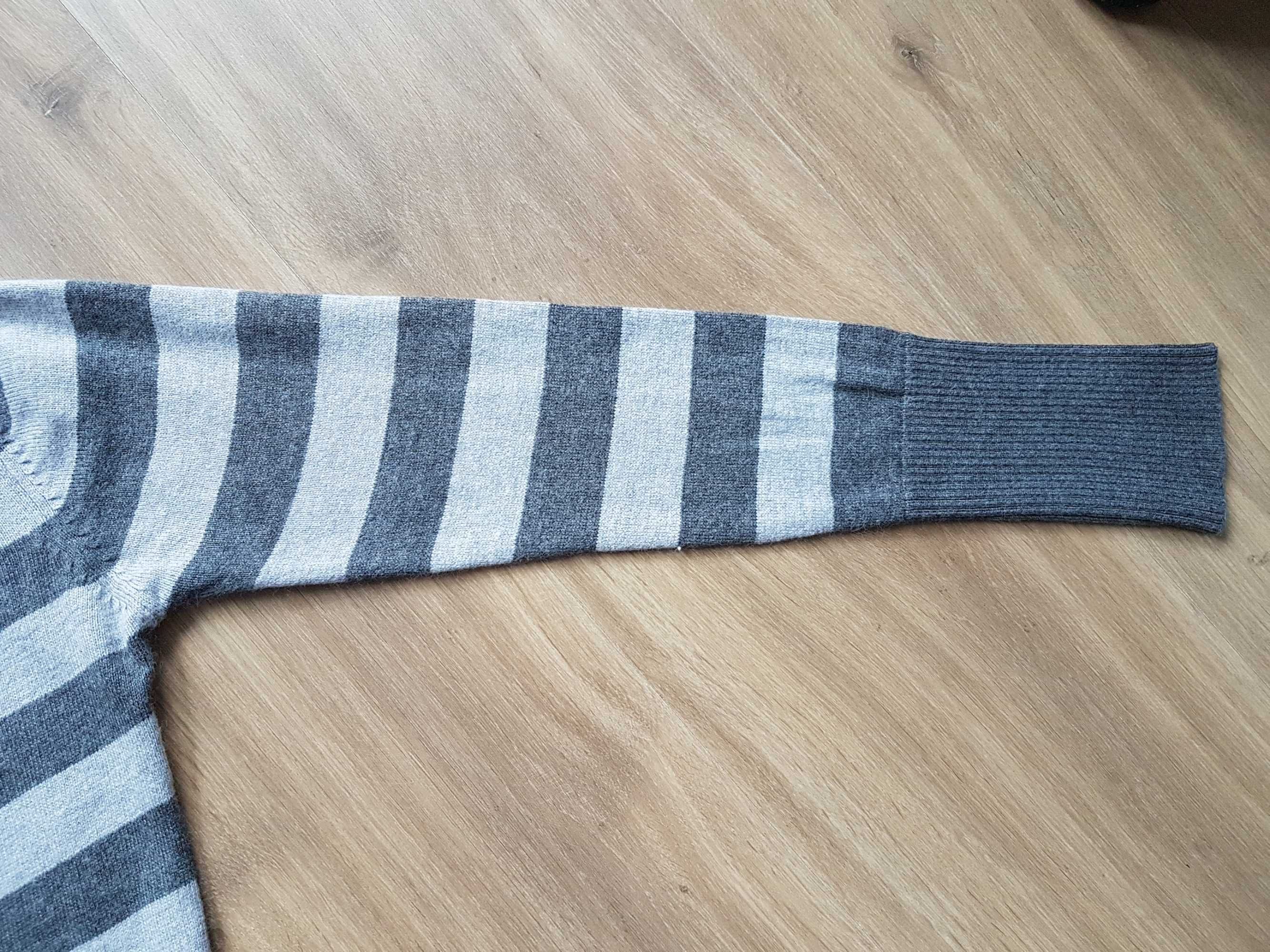 Dłuższy rozpinany sweter Marks&Spencer roz. 140 9-10 lat 100% bawełna