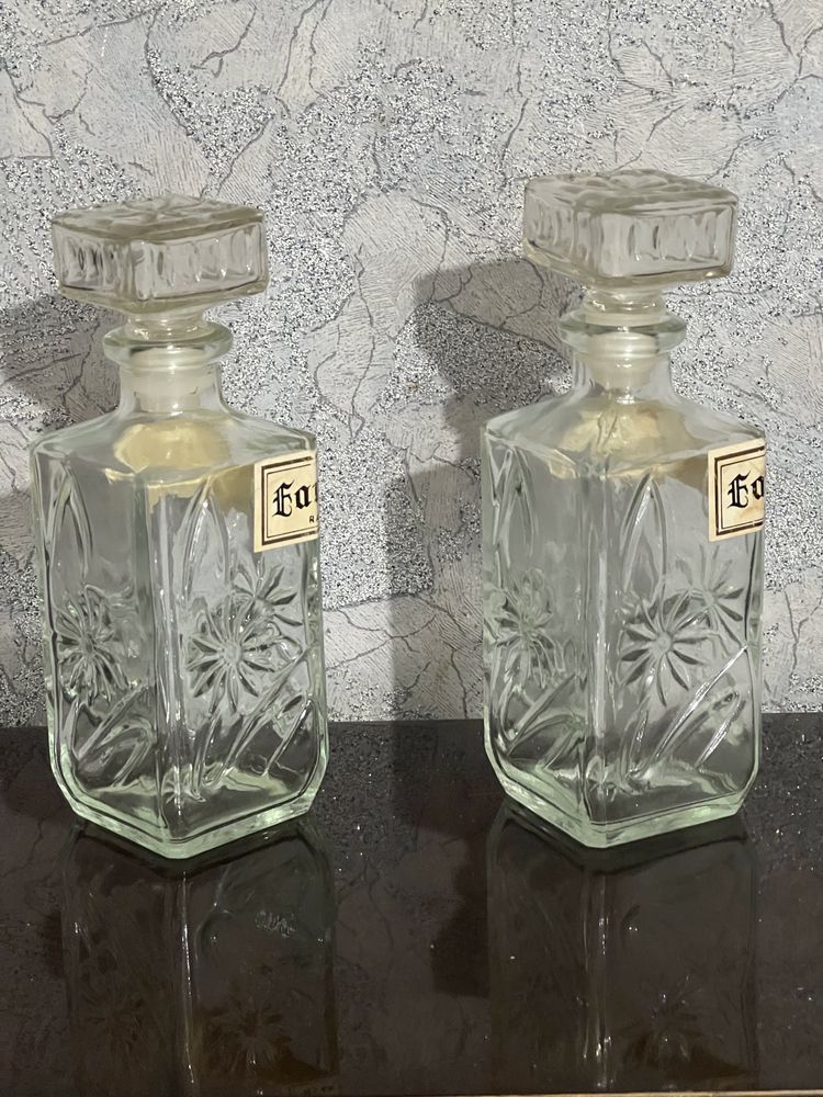 Хрустальный флакон от мужского одеколона Ive Eau De Cologne