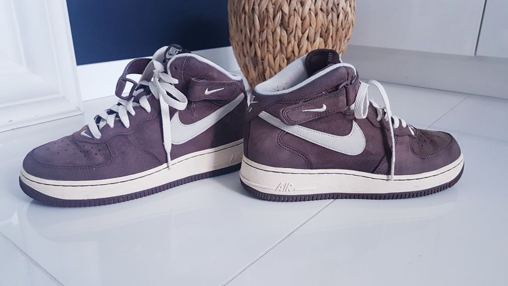 Buty NIKE Air Force 1 Mid '07 QS Chocolate DM0107 Unisex 39 oryginalne